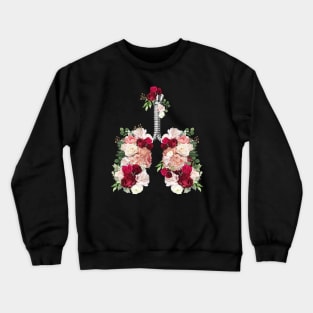 Lung Anatomy / Cancer Awareness 11 Crewneck Sweatshirt